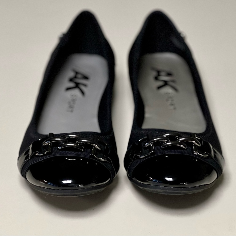 Anne Klein Black Sport Alexa ballet flat, Size 9